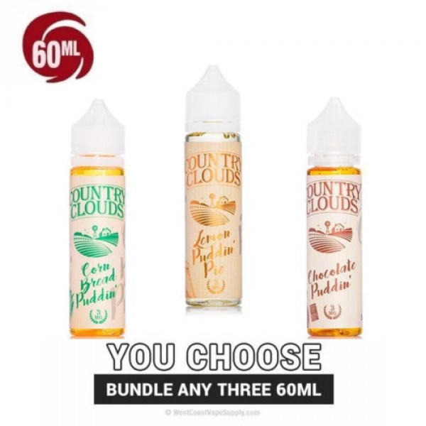 Country Clouds 60ml Pick 3 Bundle (180ml)