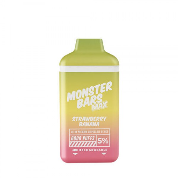 Monster Bars Max Disposable Vape 6000 Puffs