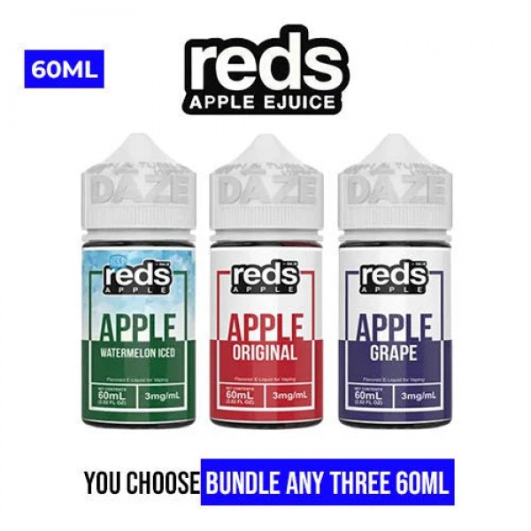 Reds Apple 60ML Pick 3 Bundle (180ML)